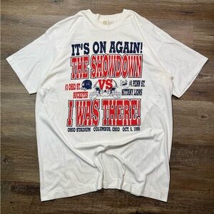 VTG single stitch 1996 Penn State Vs OSU T‎ shirt